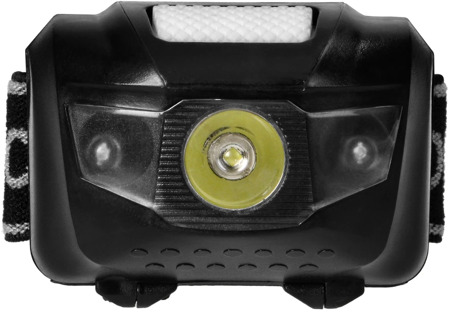 Orno LED žibintas ant galvos VIRONE, 3W, 6000K, 70lm, elementai 3xAAA (neįeina), juodos sp