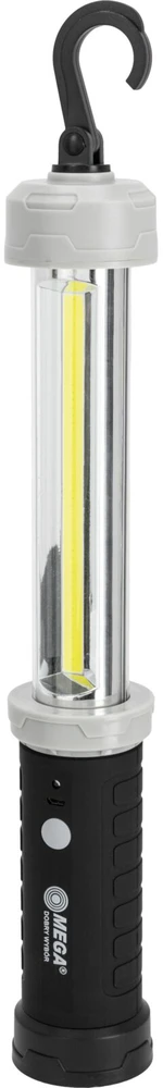 Mega Žibintuvėlis, Dirbtuvių žibintuvėlis, 3 W, COB, baterija, micro USB, 600 lm, magnetas