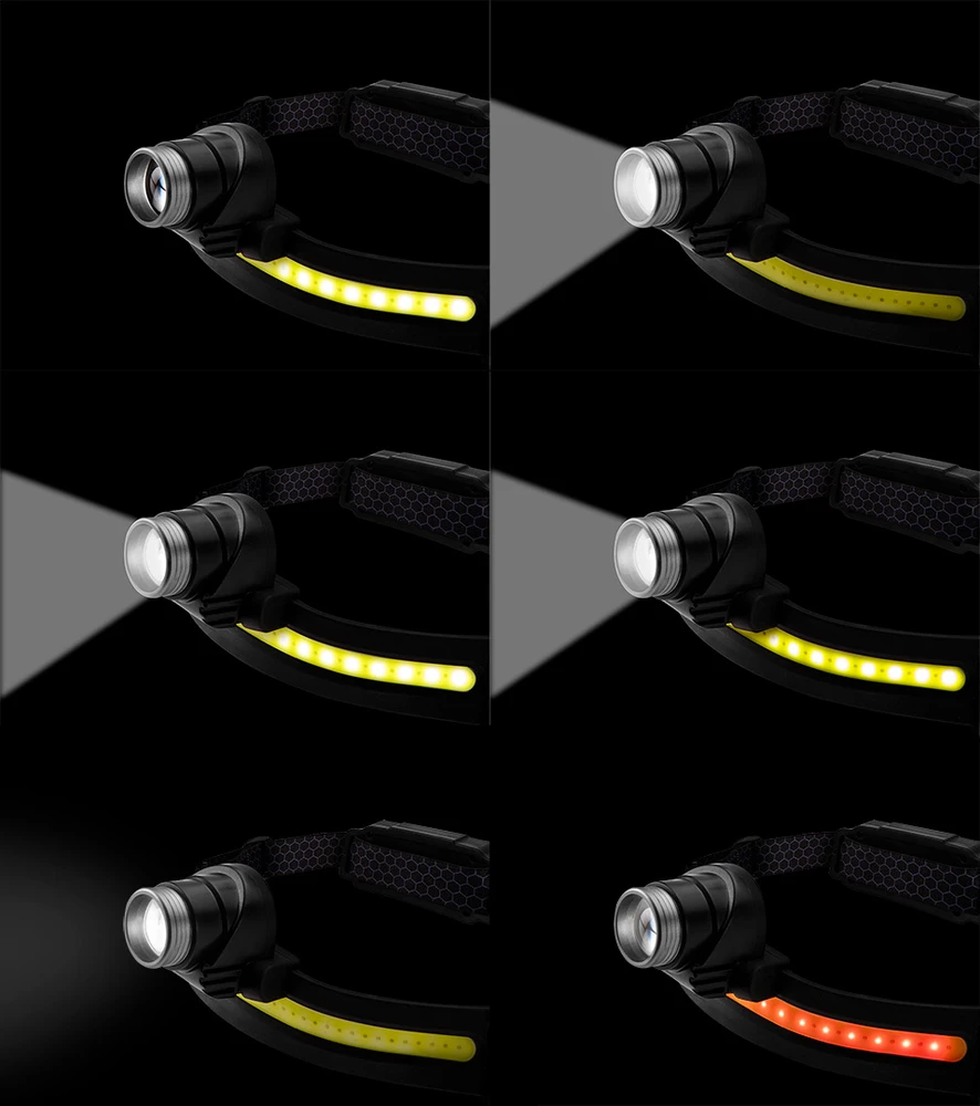 Latarka, Žibintuvėlis, Įkraunamas BELT 2.0 LED priekinis žibintas