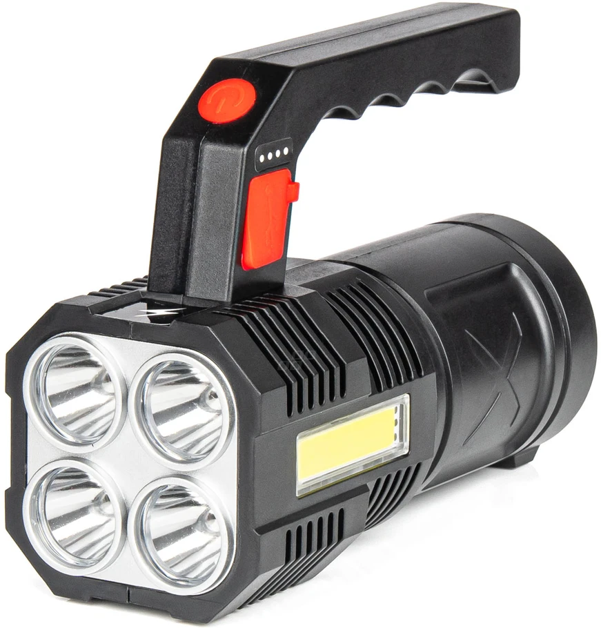Amio LED darbo žibintas 4LED + COB 1200mAh