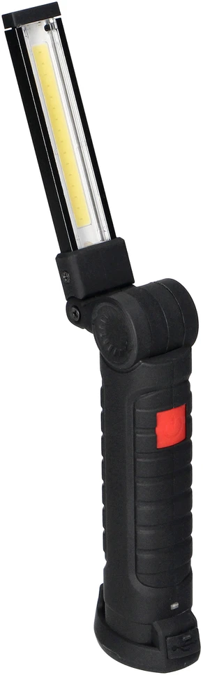 Orno Žibintuvėlis, LED COB dirbtuvių žibintuvėlis 2W, 200lm, 1200mAh, sulankstomas