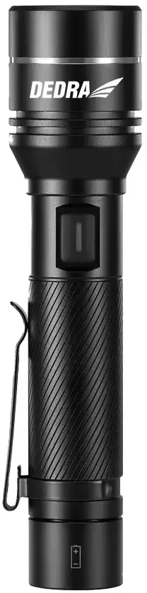 Dedra Žibintuvėlis, LED žibintuvėlis 1000 lm, priartinimas, 2200 mAh baterija