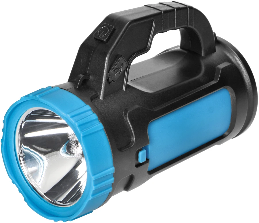 Orno Žibintuvėlis, LED žibintuvėlis SMD 3W + COB 3W, 110lm, du maitinimo variantai - 1200 mAh baterija arba 3xAA