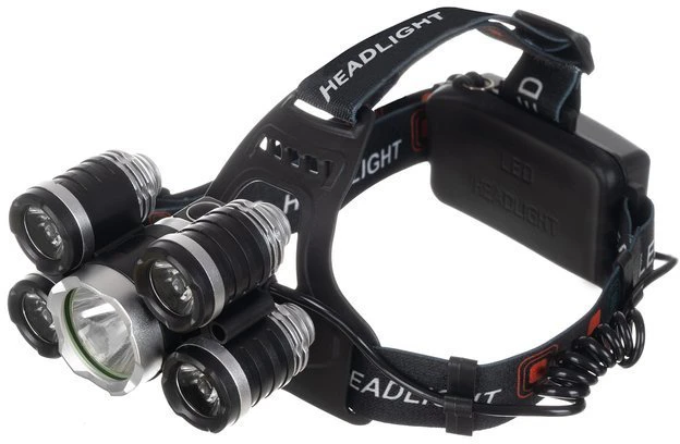 Latarka, Iso Trade Priekinis žibintas 5 x led t6 cree