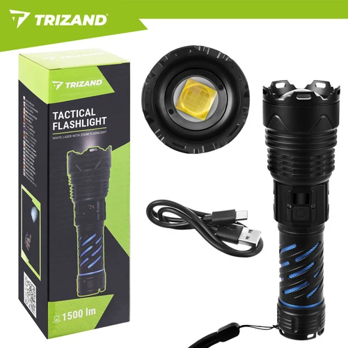 Taktinis žibintuvėlis 1500lm Trizand 26949