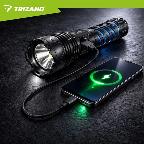 Taktinis žibintuvėlis 1500lm Trizand 26949