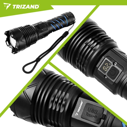 Taktinis žibintuvėlis 1500lm Trizand 26949