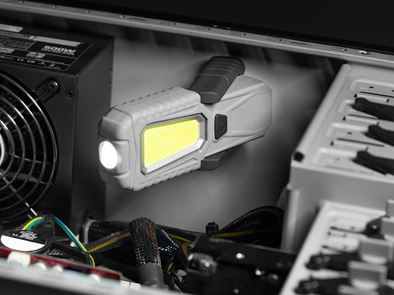 TRACER BASE LED 3+1W dirbtuvių žibintuvėlis