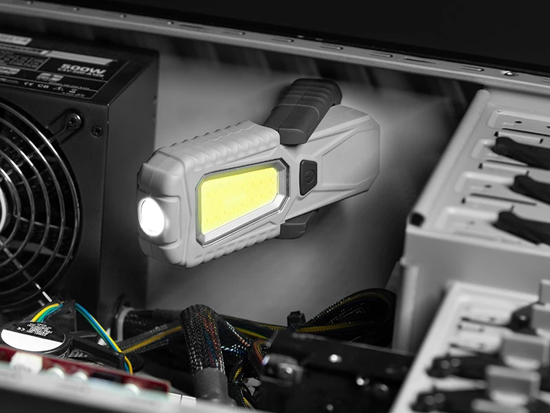TRACER BASE LED 3+1W dirbtuvių žibintuvėlis