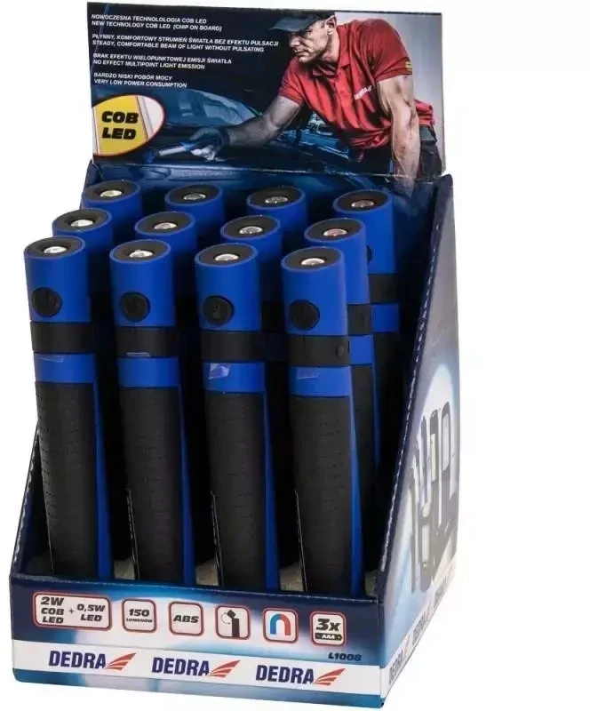 Dedra ibintuvelis 2W COB LED 05W LED pailginamas su elementais