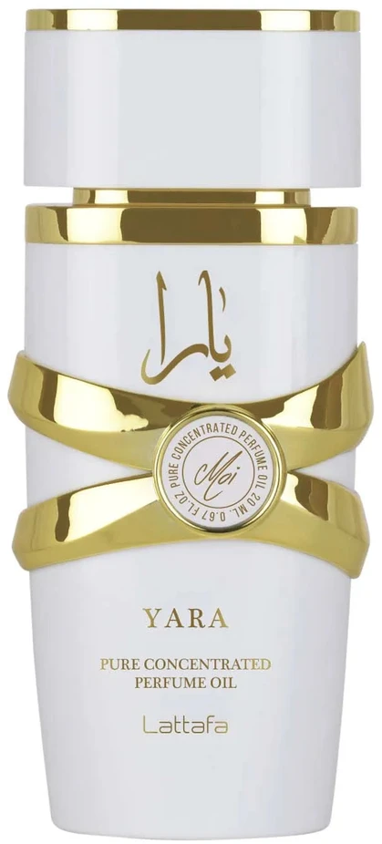 Lattafa Yara Moi Pure Concentrated Perfume Oil CPO aliejiniai kvepalai moterims, 20 ml