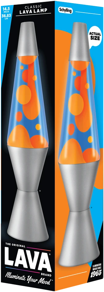 Lavazza - Klasikinė lempa - Oranžinė/Mėlyna - 37 cm