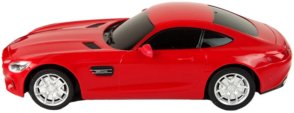 Rastar Nuotoliniu būdu valdomas vilkikas Mercedes-Benz 1:26, raudonas