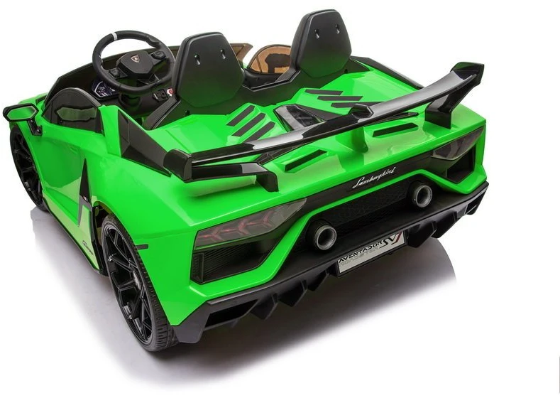 Lean Cars Dvivietis vaikiškas elektromobilis Lamborghini Aventador SX2028, žalias