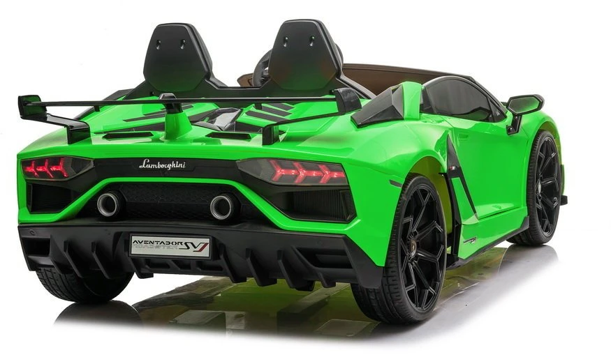 Lean Cars Dvivietis vaikiškas elektromobilis Lamborghini Aventador SX2028, žalias