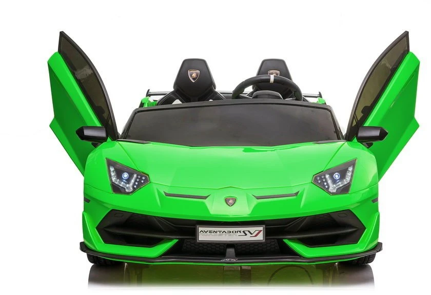 Lean Cars Dvivietis vaikiškas elektromobilis Lamborghini Aventador SX2028, žalias