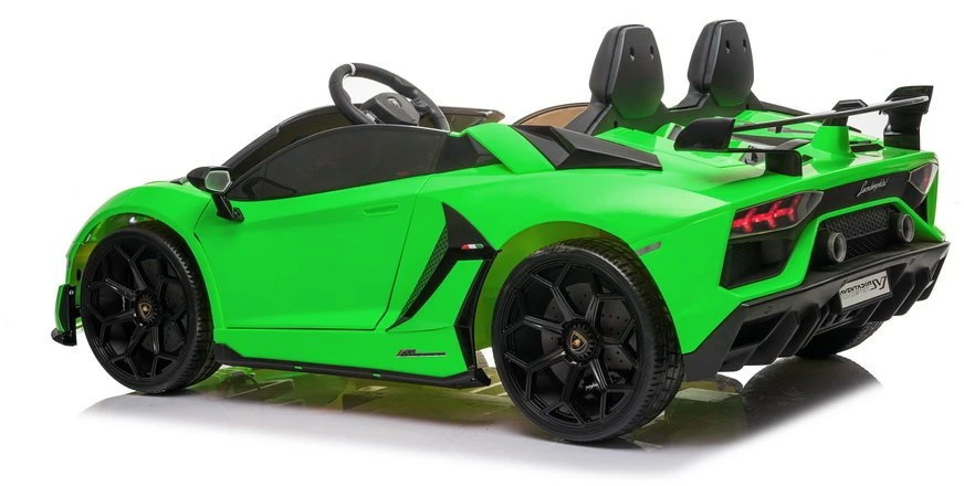 Lean Cars Dvivietis vaikiškas elektromobilis Lamborghini Aventador SX2028, žalias
