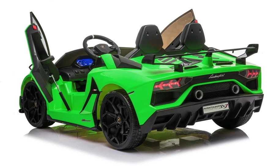 Lean Cars Dvivietis vaikiškas elektromobilis Lamborghini Aventador SX2028, žalias