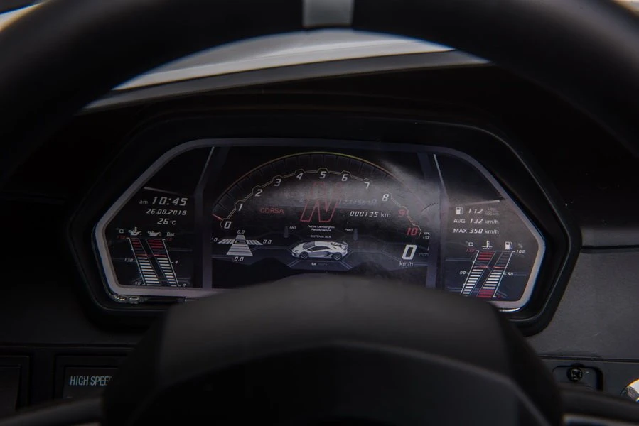Lean Cars Dvivietis vaikiškas elektromobilis Lamborghini Aventador SX2028, žalias