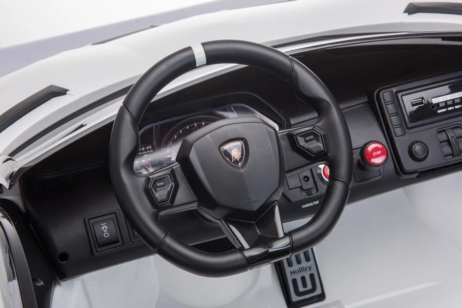 Lean Cars Dvivietis vaikiškas elektromobilis Lamborghini Aventador SX2028, žalias