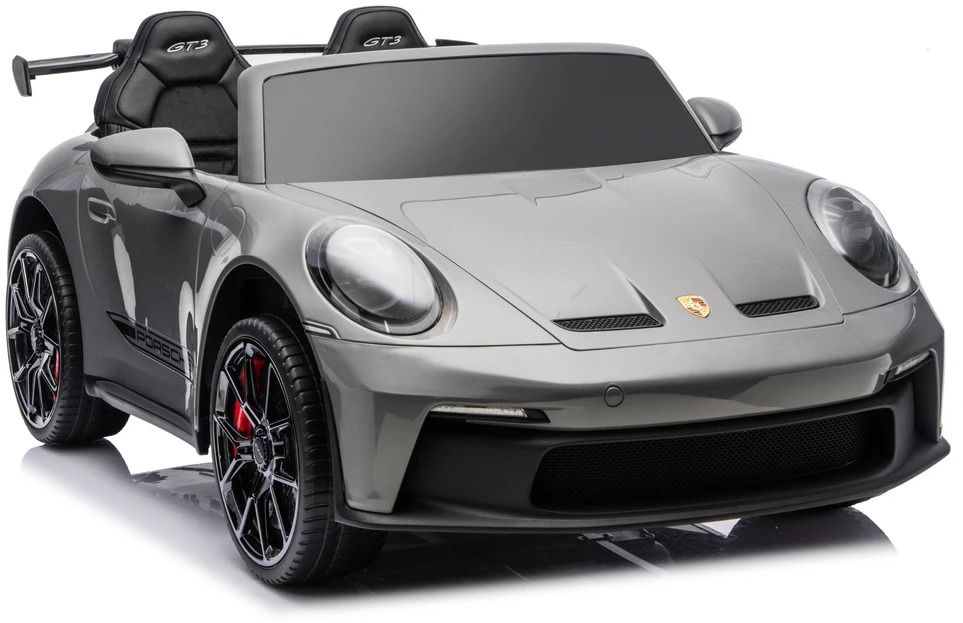 Lean Cars Elektromobilis Porsche GT3, 24 V, pilkas