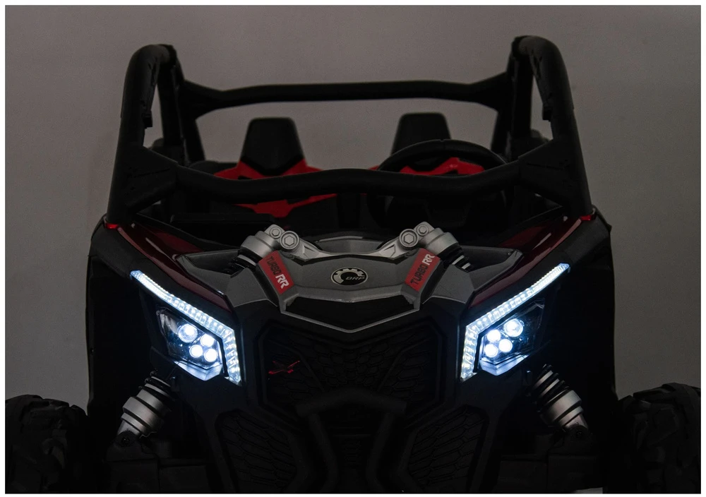 Lean Cars Akumuliatorinis automobilis raudonas