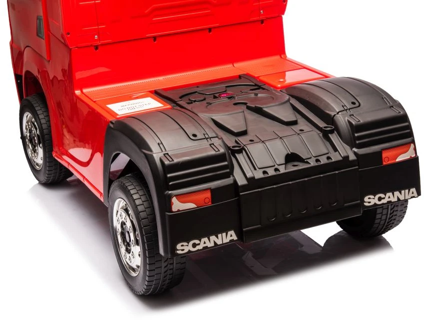 Lean Cars Akumuliatorinis automobilis vaikams Scania 500R HL698 Raudonas 4x4
