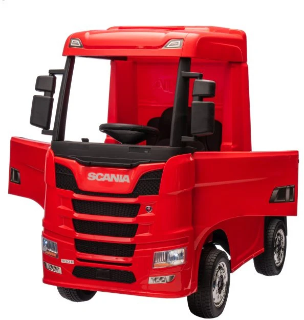 Lean Cars Akumuliatorinis automobilis vaikams Scania 500R HL698 Raudonas 4x4