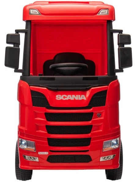Lean Cars Akumuliatorinis automobilis vaikams Scania 500R HL698 Raudonas 4x4