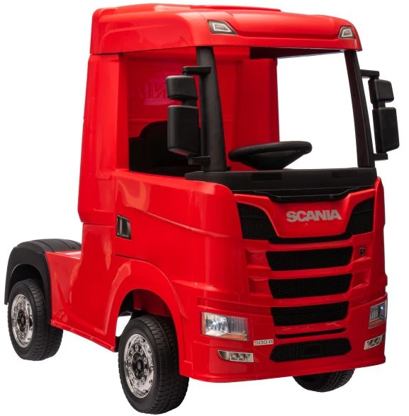 Lean Cars Akumuliatorinis automobilis vaikams Scania 500R HL698 Raudonas 4x4