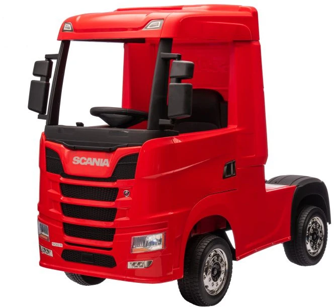 Lean Cars Akumuliatorinis automobilis vaikams Scania 500R HL698 Raudonas 4x4
