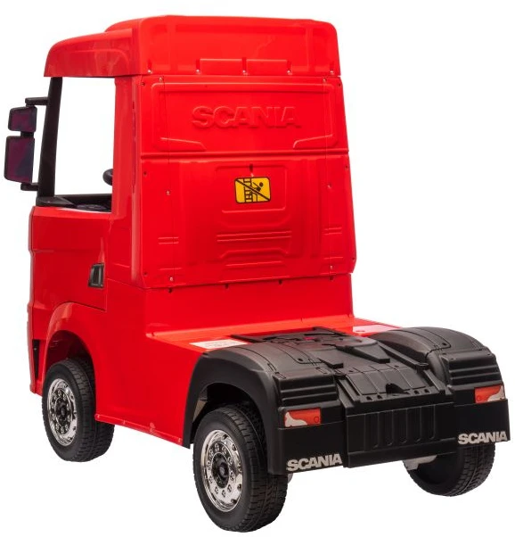 Lean Cars Akumuliatorinis automobilis vaikams Scania 500R HL698 Raudonas 4x4
