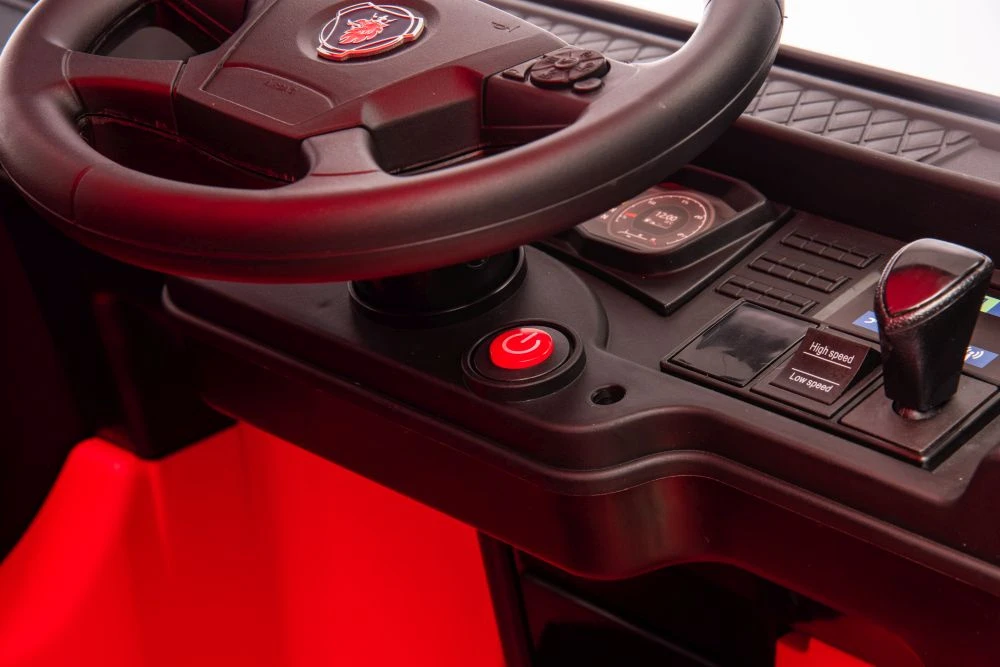 Lean Cars Akumuliatorinis automobilis vaikams Scania 500R HL698 Raudonas 4x4