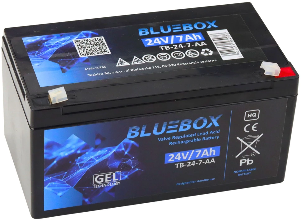 Lean Cars Akumuliatorius BLUEBOX VRLA AGM 24V 7Ah