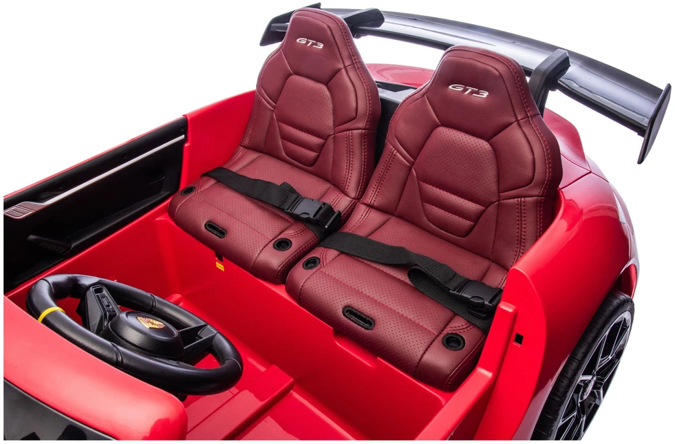 Lean Cars Vaikiškas elektromobilis DK-P911 Porsche GT3, raudonas