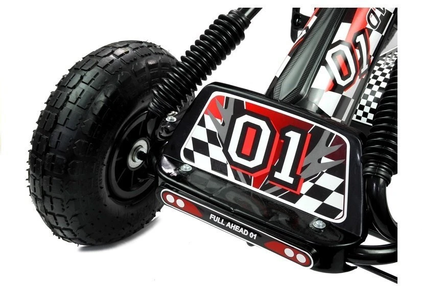 Lean Cars Vaikiškas kartingas A-15 su pripučiamais ratais