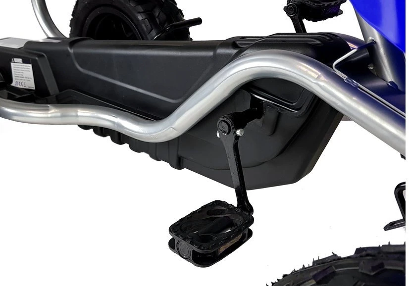 Lean Cars Pedalinis gokartas B012, mėlynas, vaikams nuo 6 metų