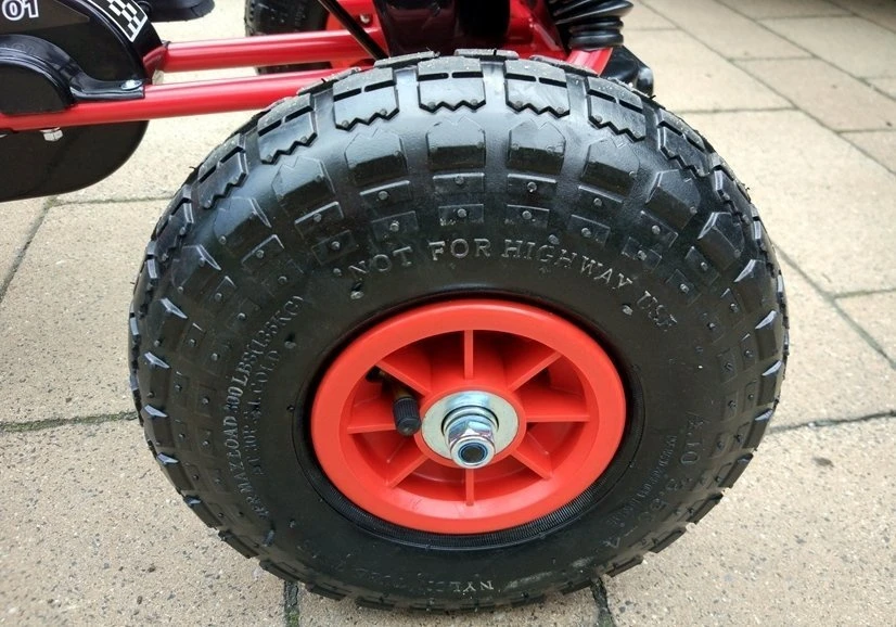 Lean Cars Kartingas Lean Toys A-15, raudonas