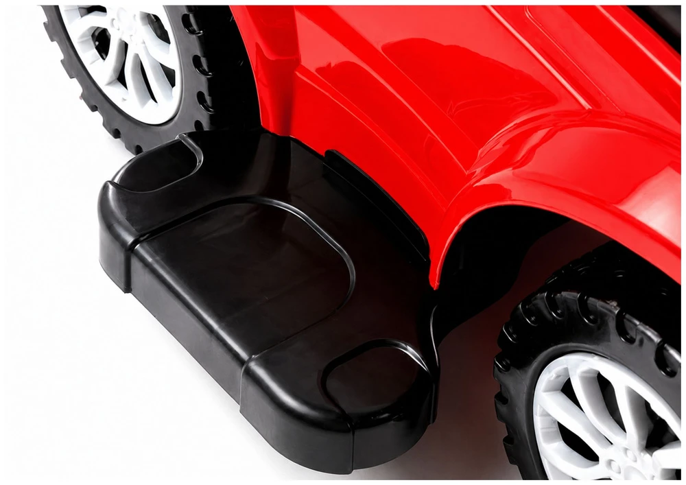Lean Cars Vaikiškas automobilis su rankena 614W, raudonas