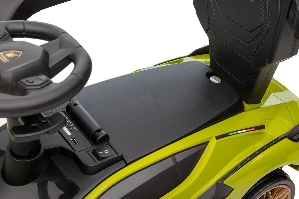 Lean Cars Paspiriama mašinėlė su garsais Lamborghini QLS-996T