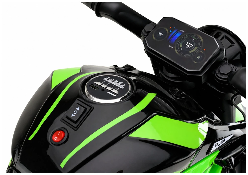 Lean Cars Elektrinis motociklas žalias