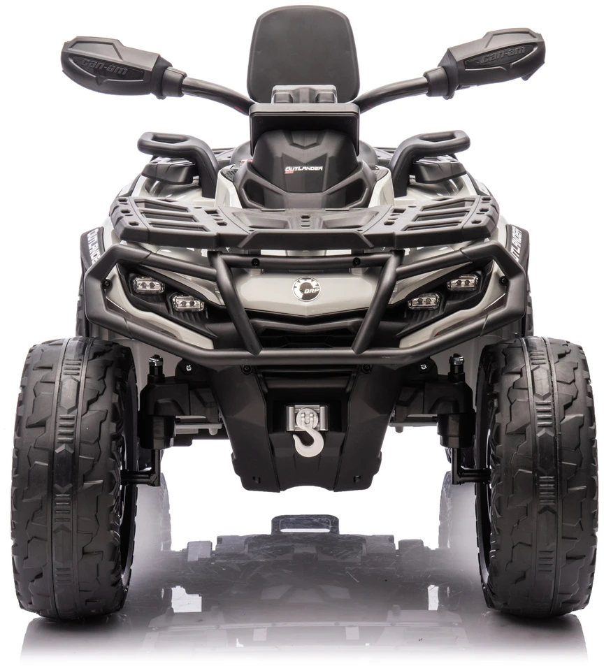 Lean Cars Vaikiškas keturratis Can Am Outlander 4x4 DK-CA005 Pilkas