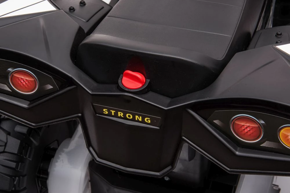 Lean Cars Vaikiškas elektrinis keturratis STRONG, baltas