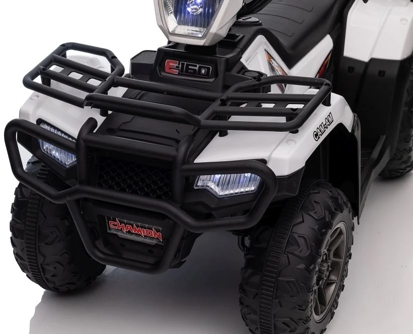 Lean Cars Vienvietis vaikiškas elektromobilis Quad JC915, baltas