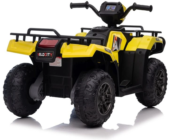 Lean Cars Elektrinis keturratis JC915 geltonos spalvos