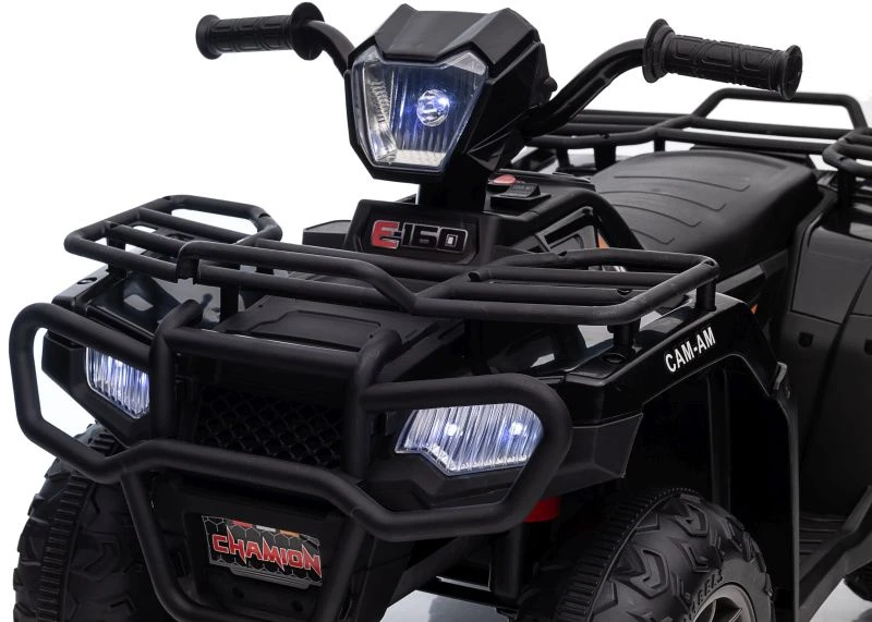 Lean Cars Vienvietis vaikiškas elektromobilis Quad JC915, juodas