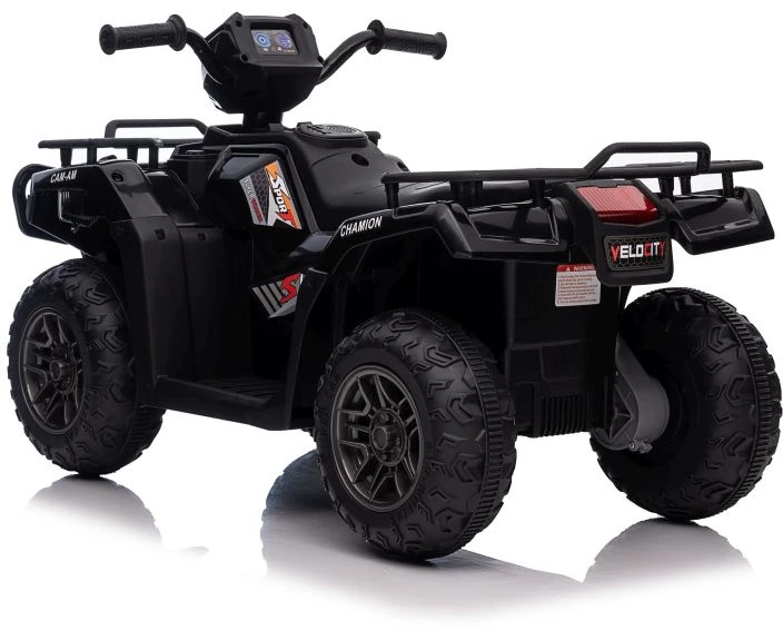 Lean Cars Vienvietis vaikiškas elektromobilis Quad JC915, juodas