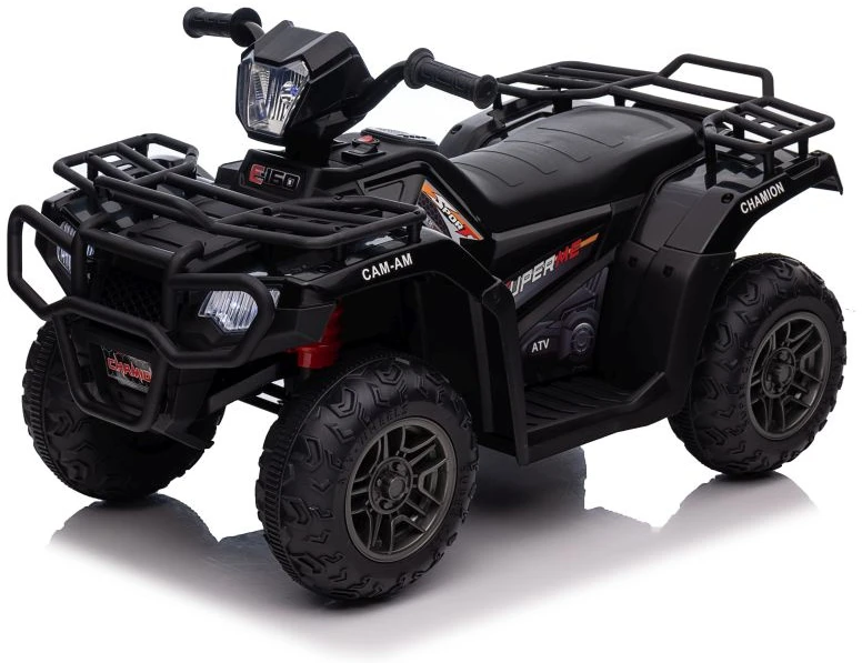 Lean Cars Vienvietis vaikiškas elektromobilis Quad JC915, juodas