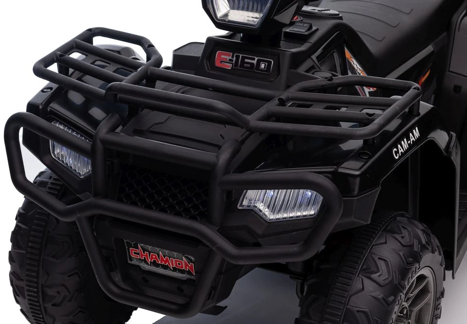 Lean Cars Vienvietis vaikiškas elektromobilis Quad JC915, juodas