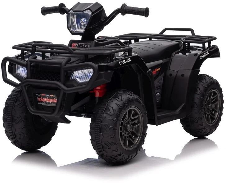 Lean Cars Vienvietis vaikiškas elektromobilis Quad JC915, juodas